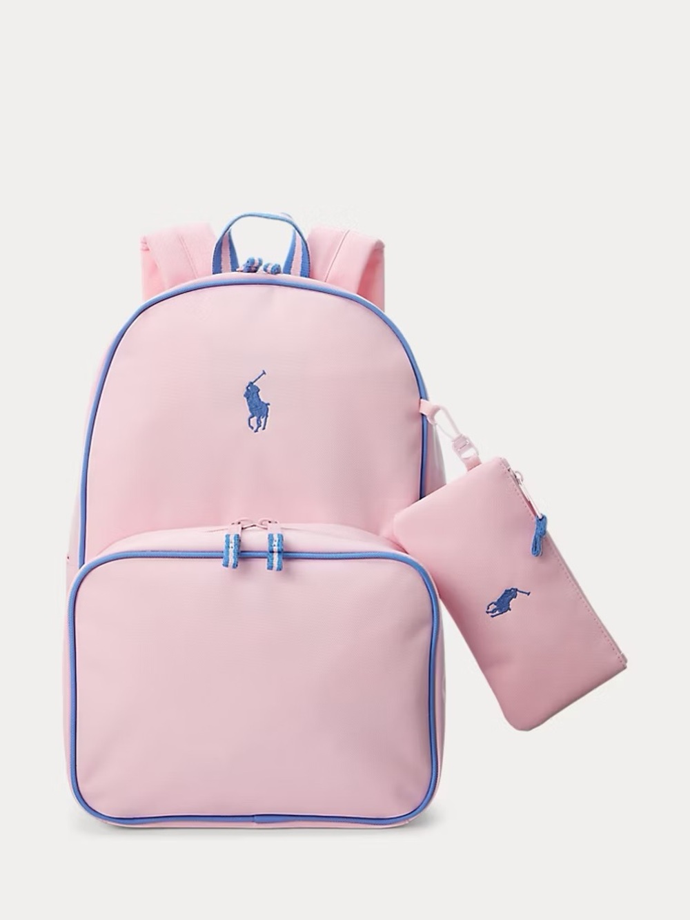 Ralph Lauren Kids Carmel Pink Backpack & Lunch Tote Set